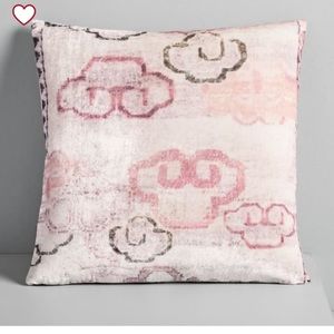 West Elm Lush Velvet Chinoiserie Pillow Cover